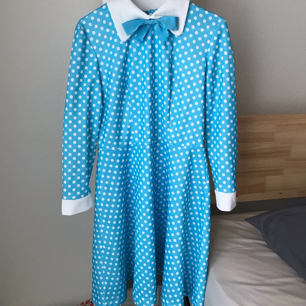 VINTAGE polyester 70’s polka dot Dress